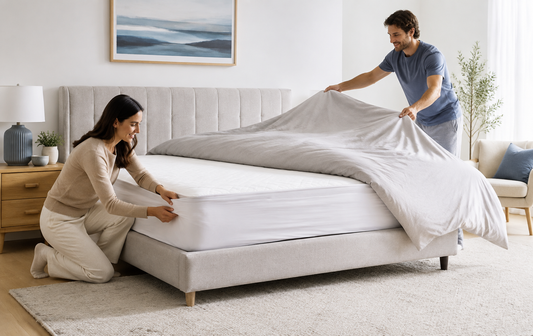 What Goes First in a Bed?